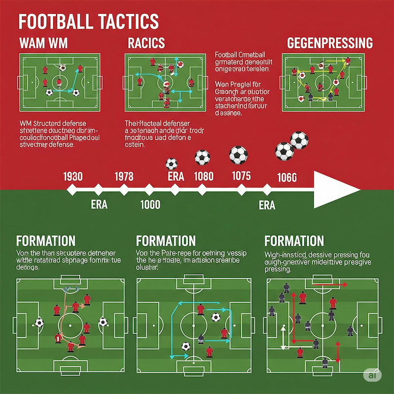 The Evolution of Football Formations: From WM to Gegenpressing