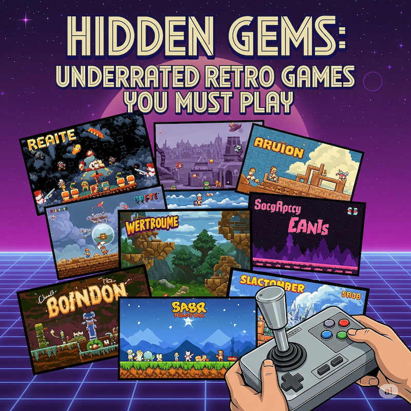 Hidden Gems: Underrated Retro Games You Must Play